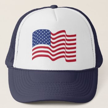 Classic American Flag Hat by suncookiez at Zazzle