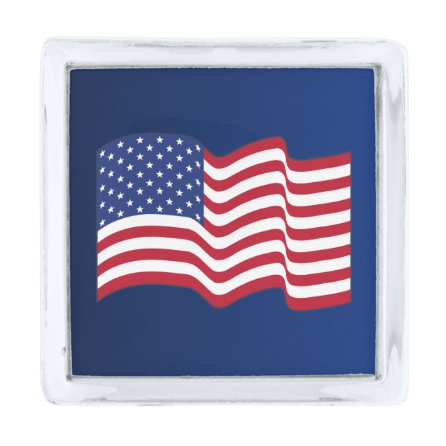 Classic American Flag Lapel Pin (Front)