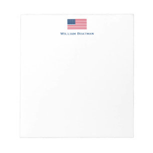 Classic American Flag Notepad