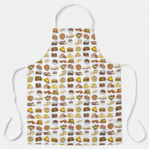 Classic American Greasy Spoon Roadside Diner Foods Apron