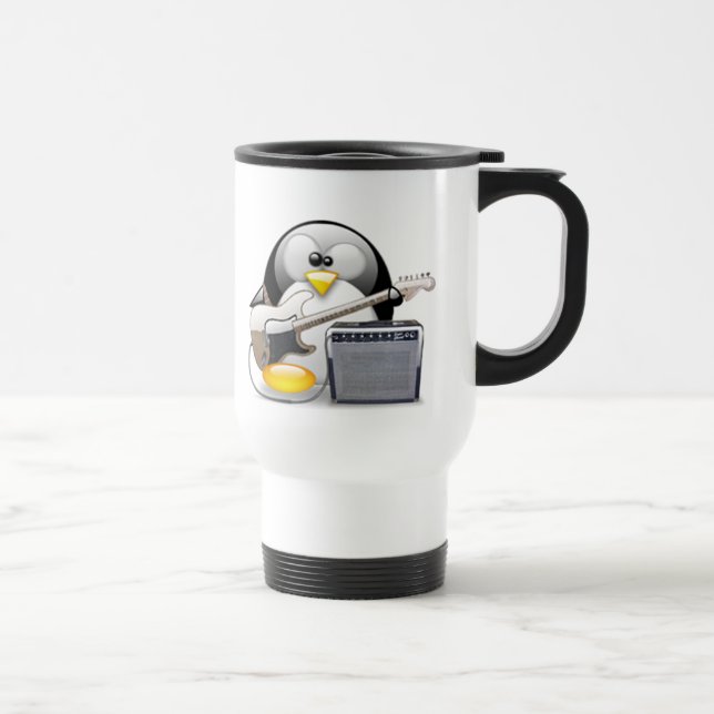 Classic American Guitar and Amplifier Tux Travel Mug (Right)