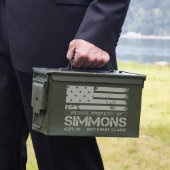 Classic American Heroes 50 Caliber Ammunition Box (Front)
