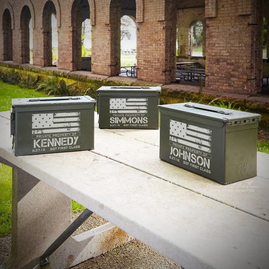 Classic American Heroes 50 Caliber Ammunition Box (Group)