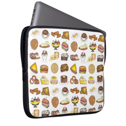 Classic American Lunch Counter Greasy Spoon Diner Laptop Sleeve