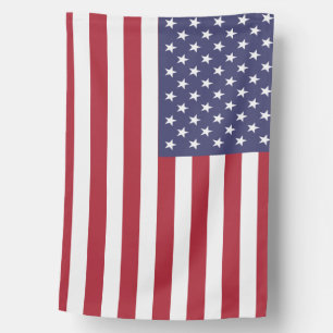 Classic American Patriotic Graphic House Flag