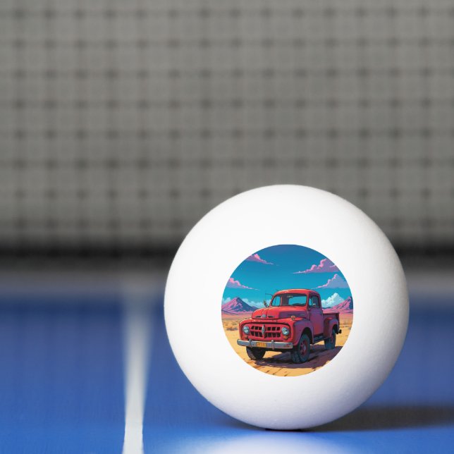 Classic American Pickup Ping Pong Ball  (Net)