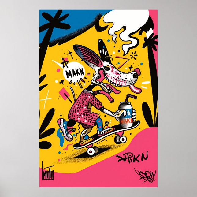 Classic American Tattoo Design Poster (Front)