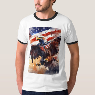 Classic Americana: Timeless Traditional Tattoo Des T-Shirt