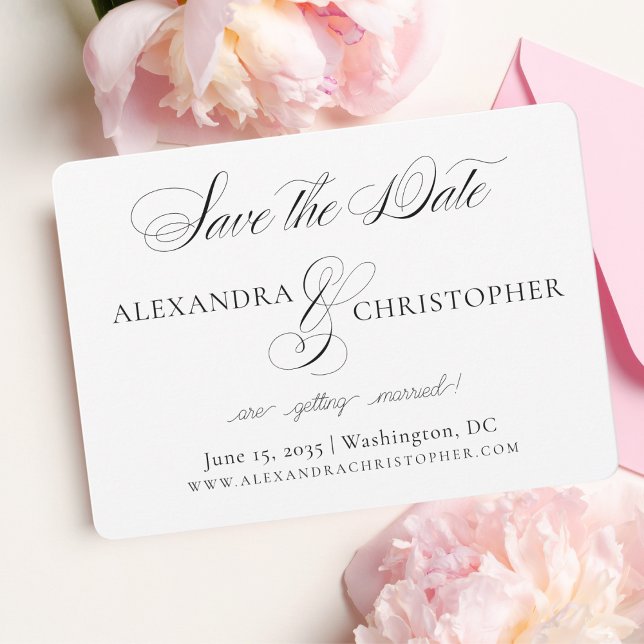 Classic Ampersand Save the Dates Invitation (Creator Uploaded)