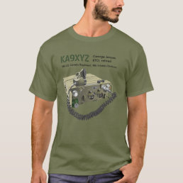 Classic AN/PRC-77 Military Portable Transceiver  T-Shirt