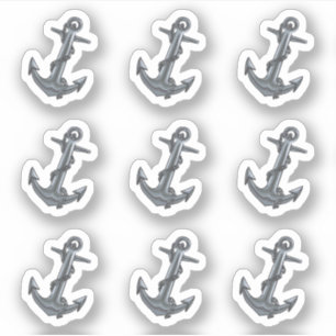 Classic Anchor Fabulous Elegant Fun Ocean Wedding Sticker