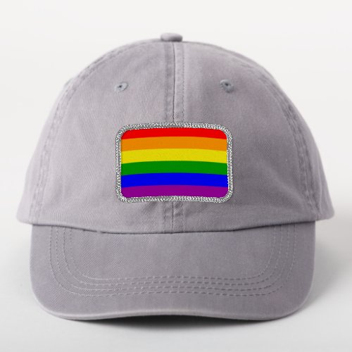 Classic and Elegant Gay Pride Rainbow Flag Patch