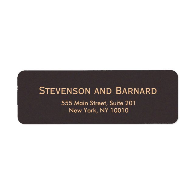 Classic and Professional Brown Label (Front)