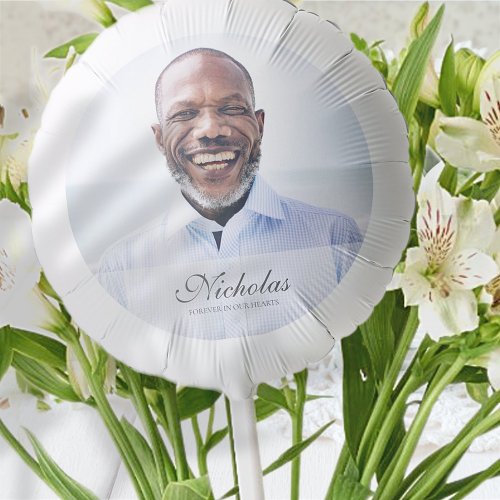 Classic and Simple Photo Memorial Balloon