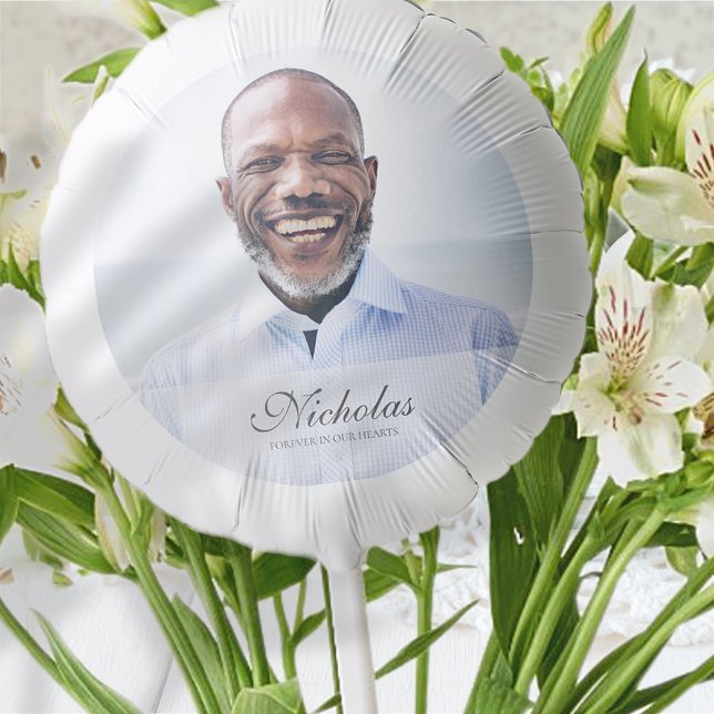 Classic and Simple Photo Memorial Balloon (Creator Uploaded)