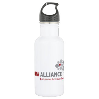 Classic Angioma Alliance Logo Gear Stainless Steel Water Bottle