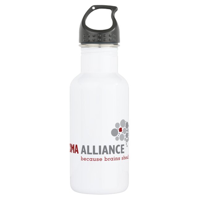 Classic Angioma Alliance Logo Gear Stainless Steel Water Bottle (Front)