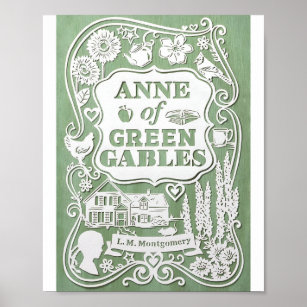 L M Montgomery Book Page Inspirational Wall Art, Anne of Green Gables –  BookQuoteDecor