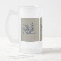 Classic Antiquarian Delft Blue Tile - Fruit Basket