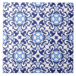 Classic Antique Boho Pattern Ceramic Tile