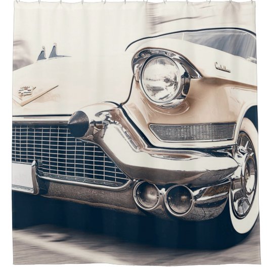 Classic Antique Retro Car Shower Curtain Zazzle