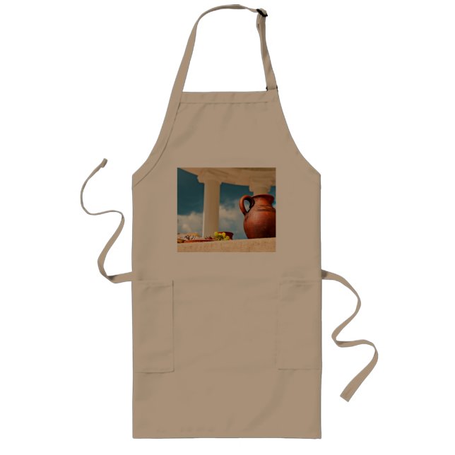 Classic antique still-life with a pitcher long apron (Front)