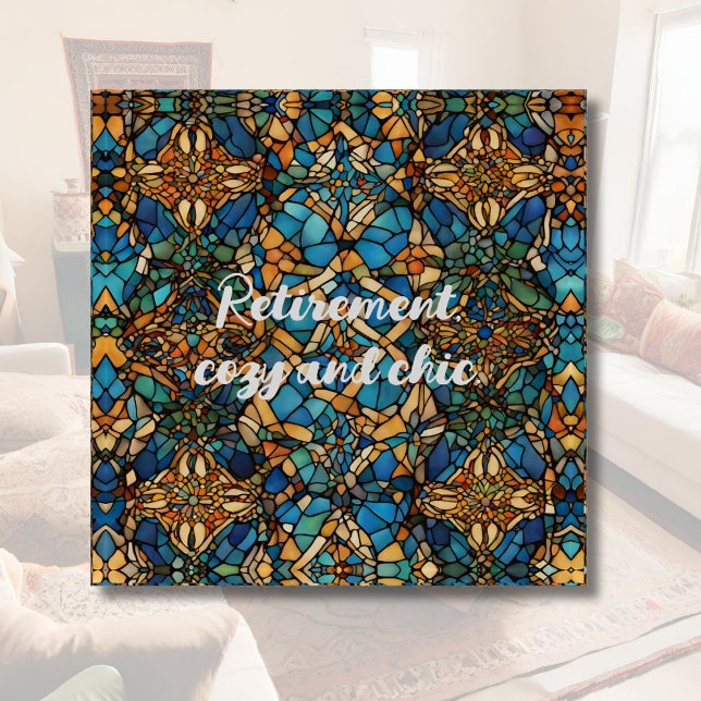 Classic Antique Tile Retirement Gifts for Mom Her Paperweight (Classic Antique Tile Retirement Gifts for Mom Her)