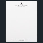 Classic Apothecary Holistic Medicine Letterhead<br><div class="desc">Coordinates with the Classic Apothecary Holistic Medicine White Business Card Template by 1201AM. A classic,  black and white design of an apothecary logo with your name or business name creates a unique identity on this letterhead template. The minimal aesthetic is memorable and professional. © 1201AM CREATIVE</div>