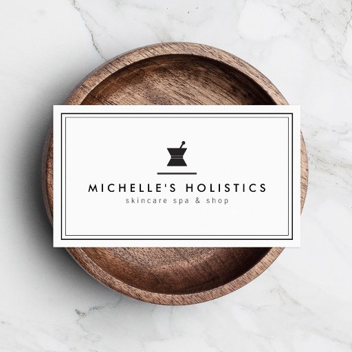 Customizable Classic Apothecary Holistic Medicine White Business Cards