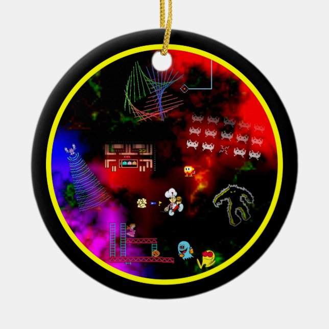 Classic Arcade Images Ornament (Front)