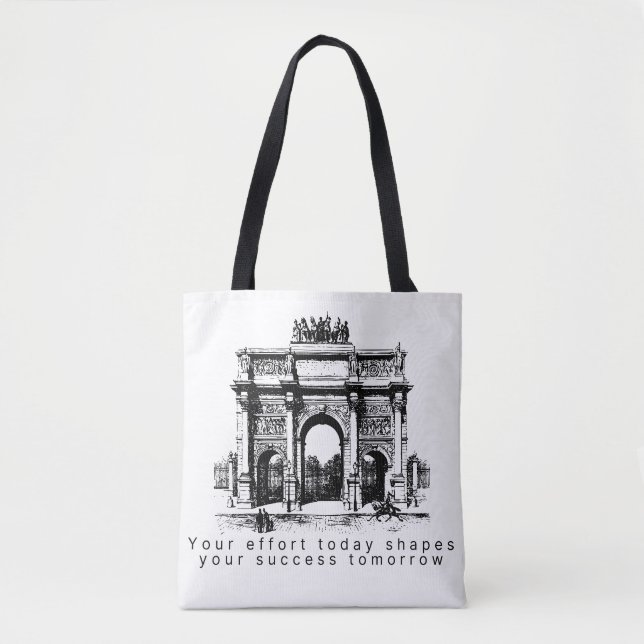 Classic Arch Illustration Tote Bag (Front)