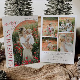 Classic Arch Photo Holiday Card