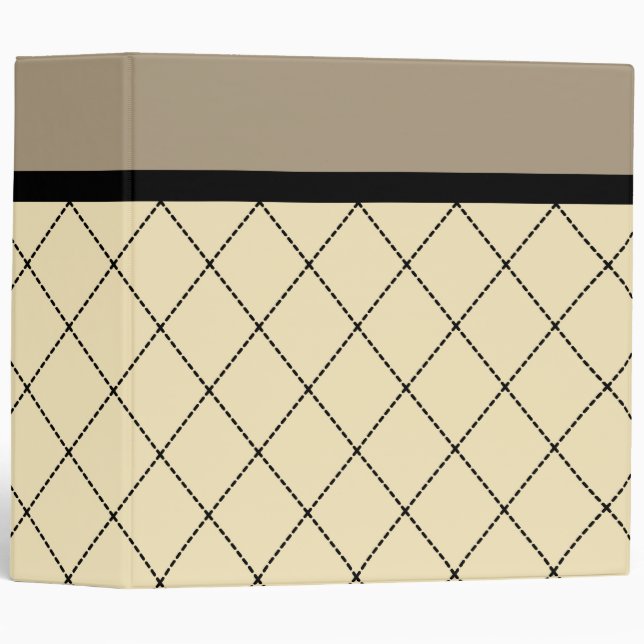 Classic Argyle Binder (Front/Spine)