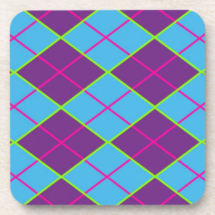 Classic Argyle Pattern Drink Coaster