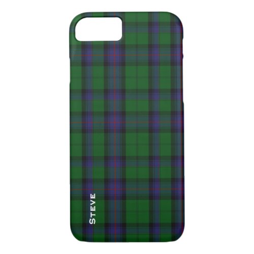 Classic Armstrong Clan Tartan Plaid iPhone 7 Case