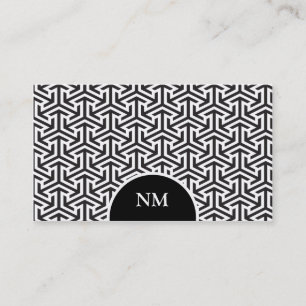 Classic Arrow Weave Pattern Business Card