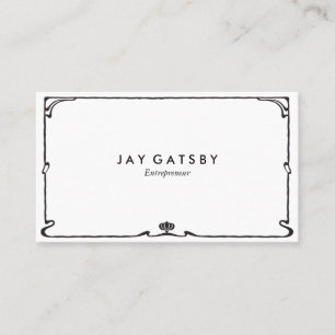 Classic Art Deco/Art Nouveau Business Card