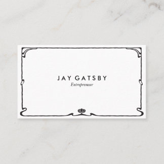 Classic Art Deco/Art Nouveau Business Card