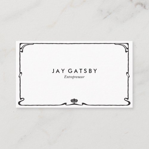 Classic Art DecoArt Nouveau Business Card