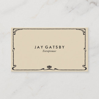 Classic Art Deco/Art Nouveau Business Card