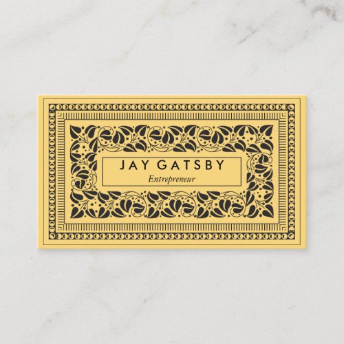 Classic Art DecoArt Nouveau Business Card