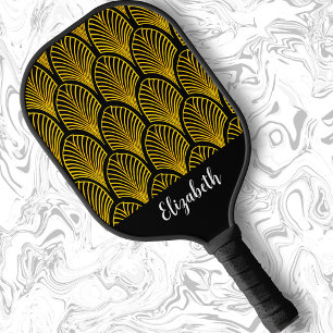Classic Art Deco elegant gift for mom Pickleball Paddle