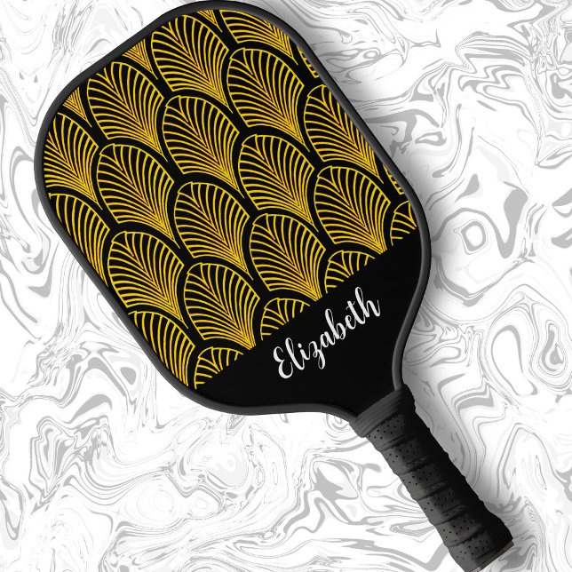 Classic Art Deco elegant gift for mom Pickleball Paddle (Creator Uploaded)
