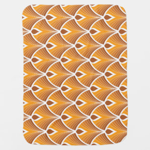 Classic Art Deco Geometric Pattern Baby Blanket