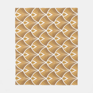 Classic art deco: geometric pattern. fleece blanket