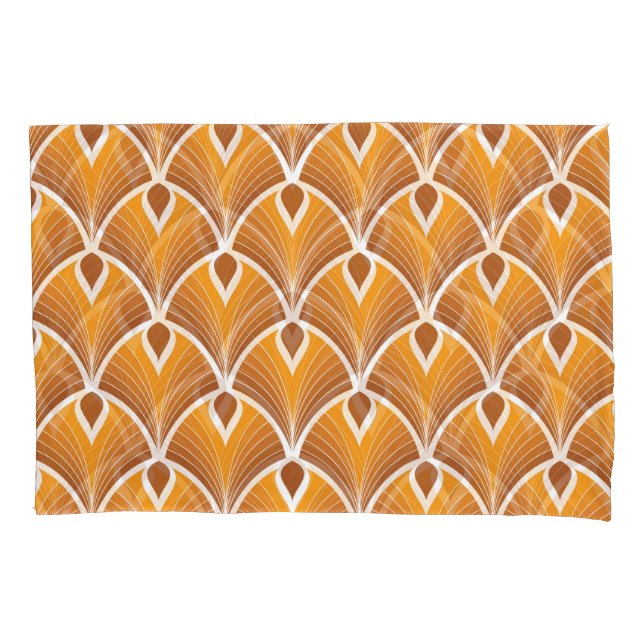 Classic Art Deco Geometric Pattern Pillow Case (Front)
