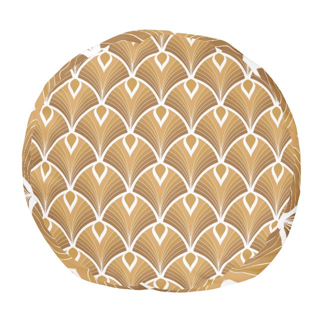 Classic art deco: geometric pattern. pouf (Bottom)