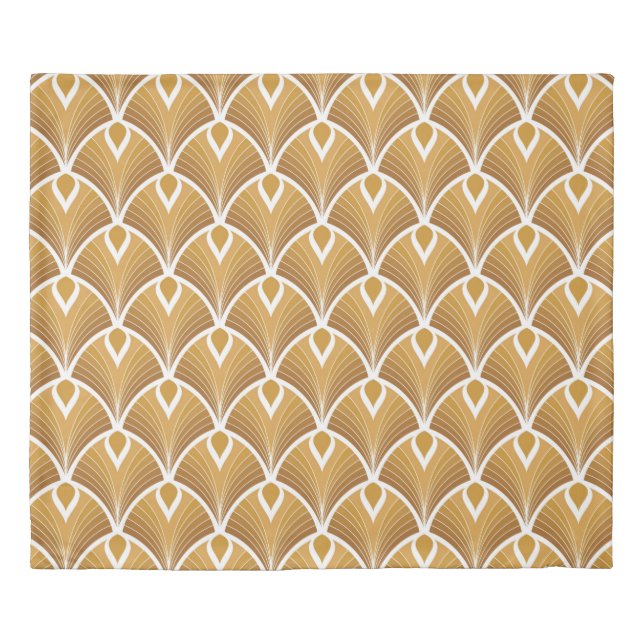 Classic art deco seamless pattern. Geometric styli Duvet Cover (Front)
