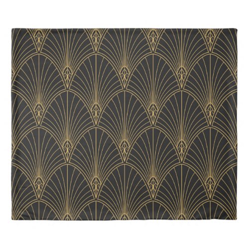 Classic Art Deco Seamless Pattern Geometric Styli Duvet Cover