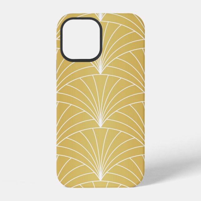 Classic Art Deco Seamless Pattern. Geometric Styli Iphone Case (Back)